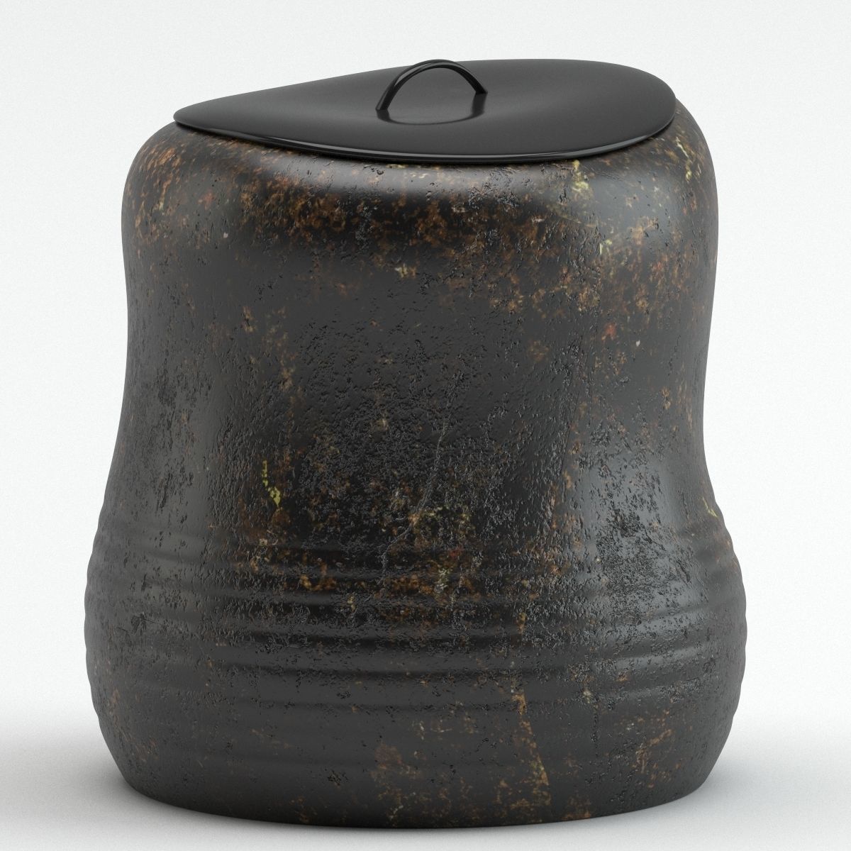 Sculpture 39 Water pot 3D model_2