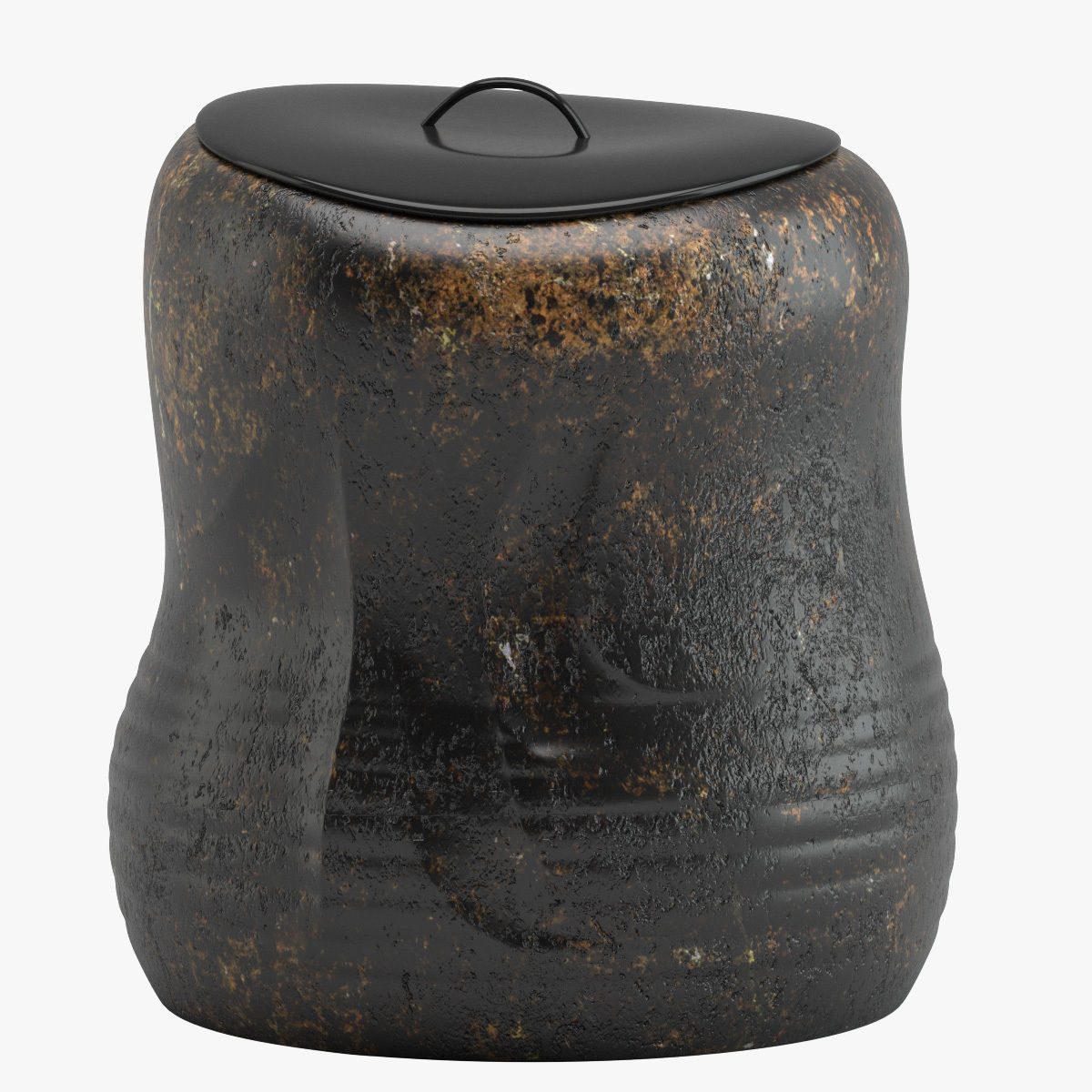 Sculpture 39 Water pot 3D model_3