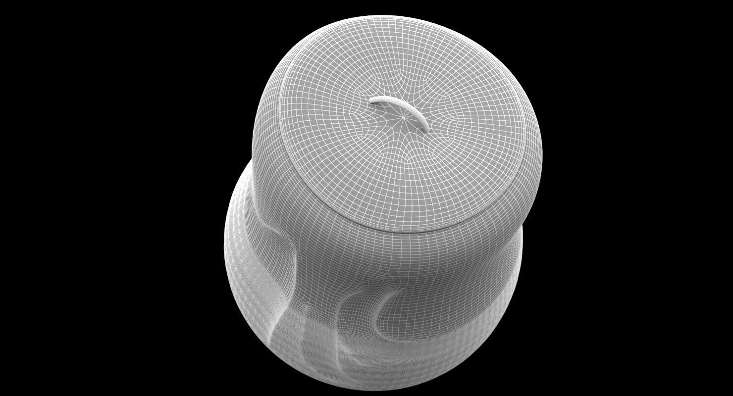 Sculpture 39 Water pot 3D model_5