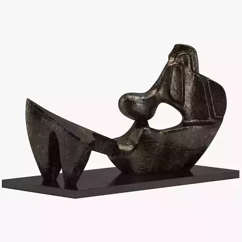 Sculpture Two Piece Reclining Figure