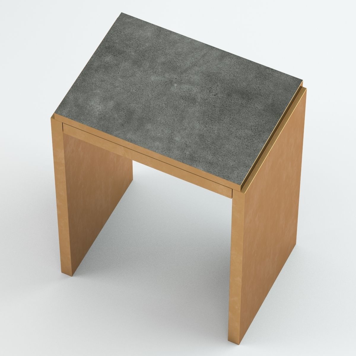 Shagreen Side Table 3D model_1