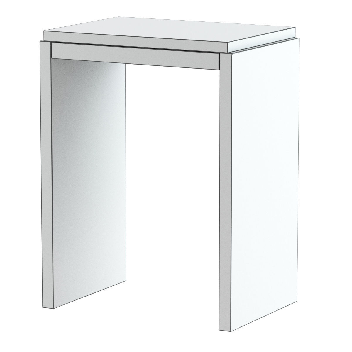 Shagreen Side Table 3D model_4