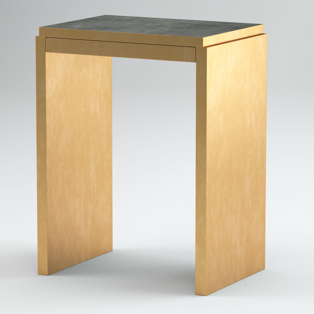 Shagreen Side Table 3D model_2