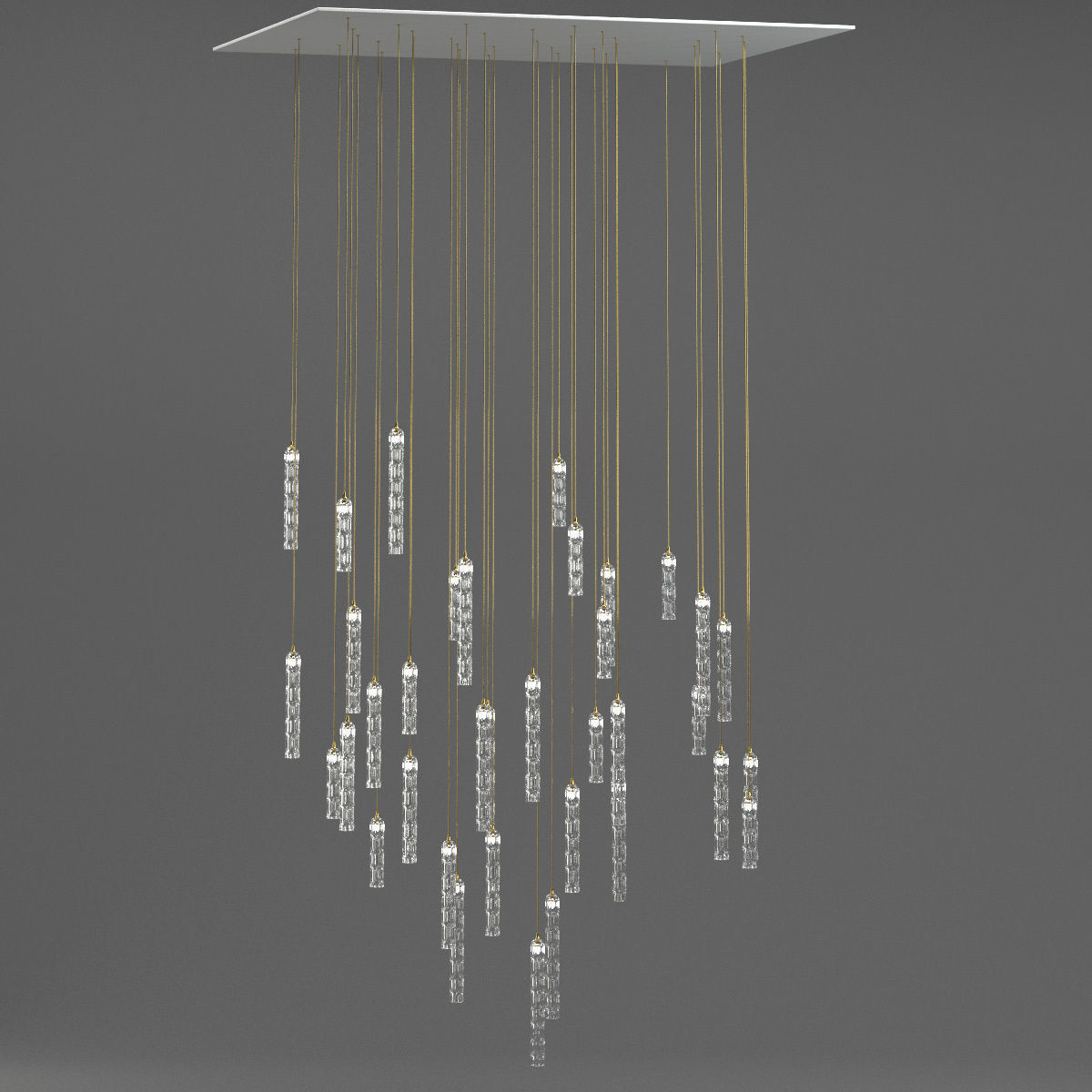 Shakuff chandelier 3D model_4