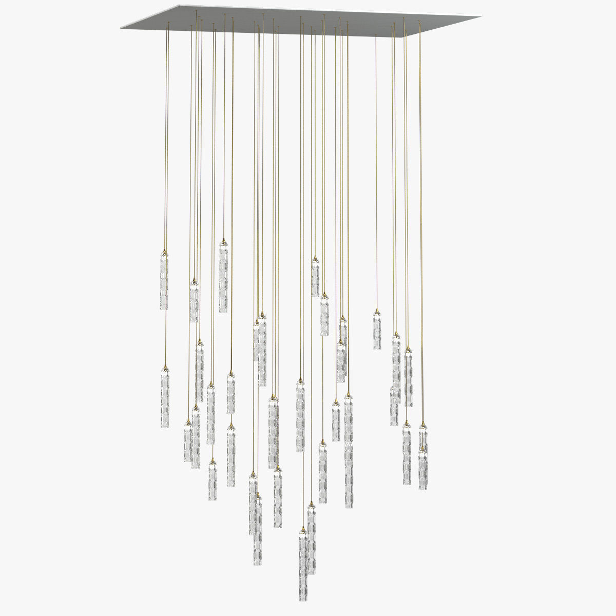 Shakuff chandelier 3D model_1