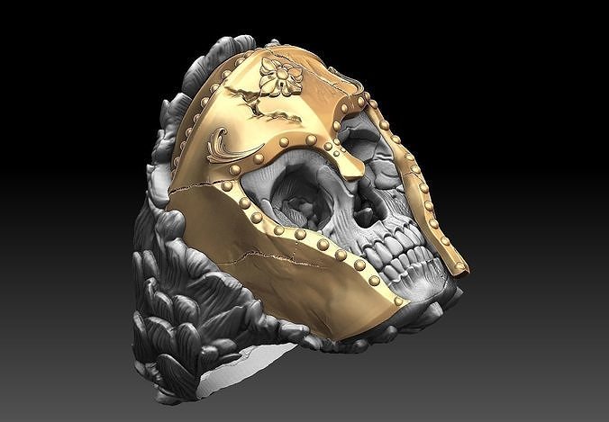 skull ring   3D print model