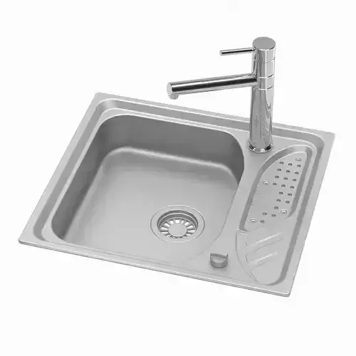 Sink Tap 01 3D model