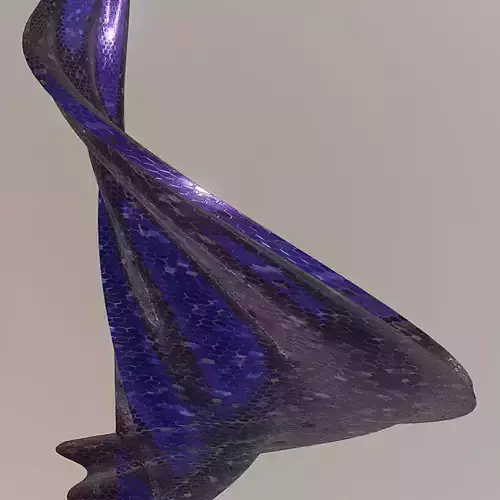 Elegant purple fantasy building