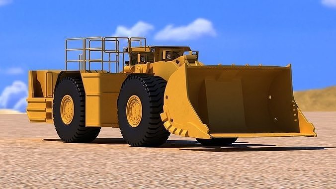Caterpillar R3000H Underground Wheel Loader  3D model