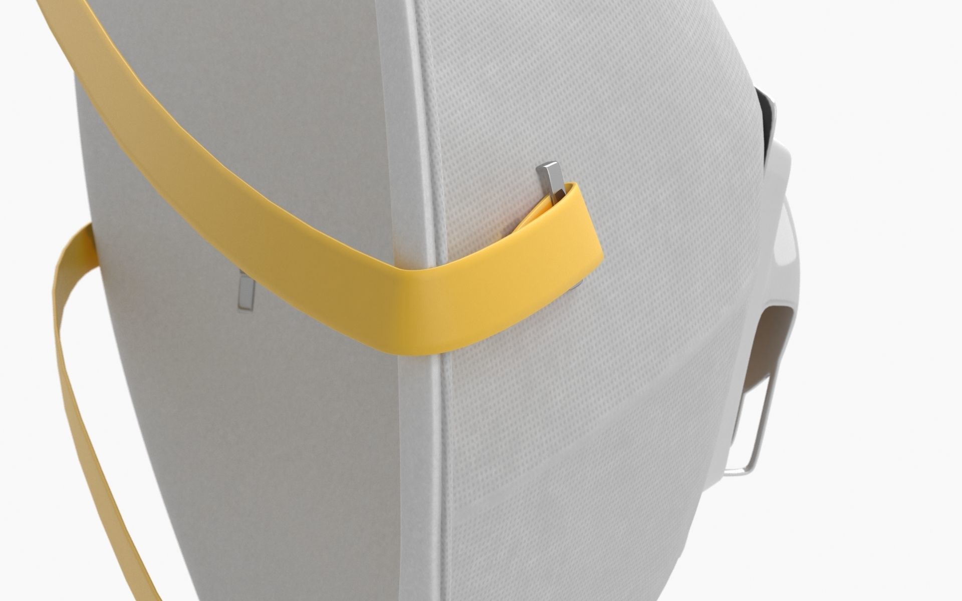 Mask Particulate Respirator 8210 Low-poly 3D model_13