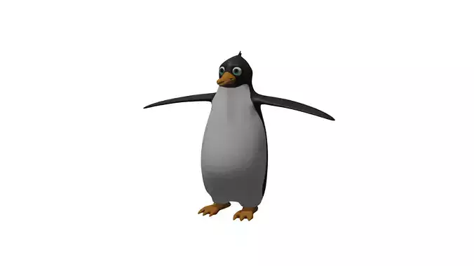Cartoon penguin character