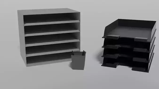 Office supplies small minimalist collection 