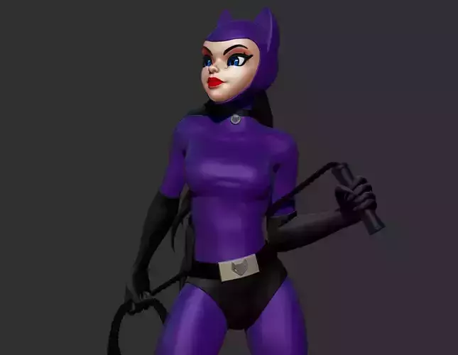 Catwoman Stylized Figure