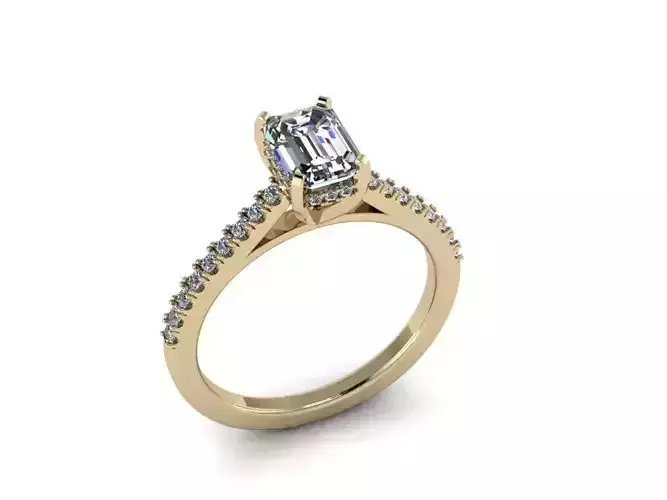 Jewelry Emerald Diamond  Ring 