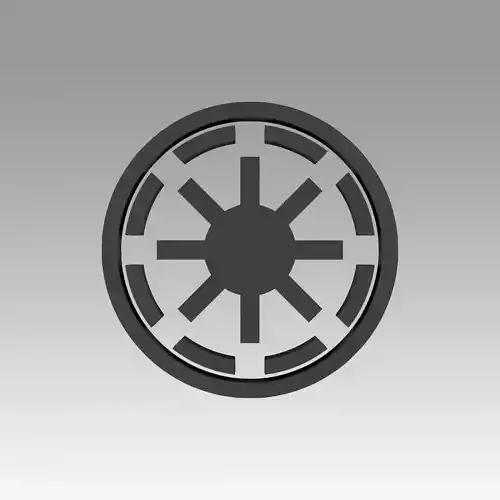 Galactic Republic Galactic Empire symbol logo