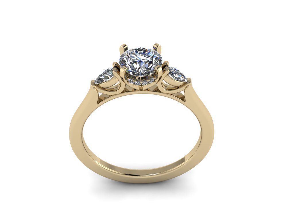Jewelry Diamond Ring 3D print model_17