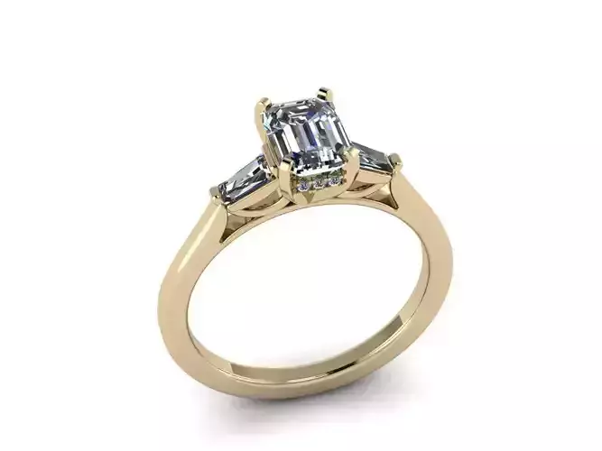 Diamond Jewelry Ring 3D print model