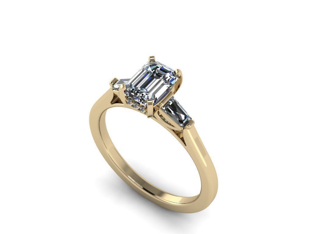Diamond Jewelry Ring 3D print model_22