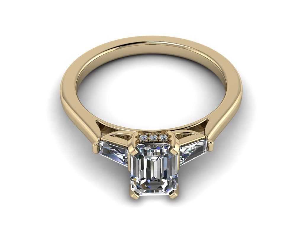 Diamond Jewelry Ring 3D print model_27