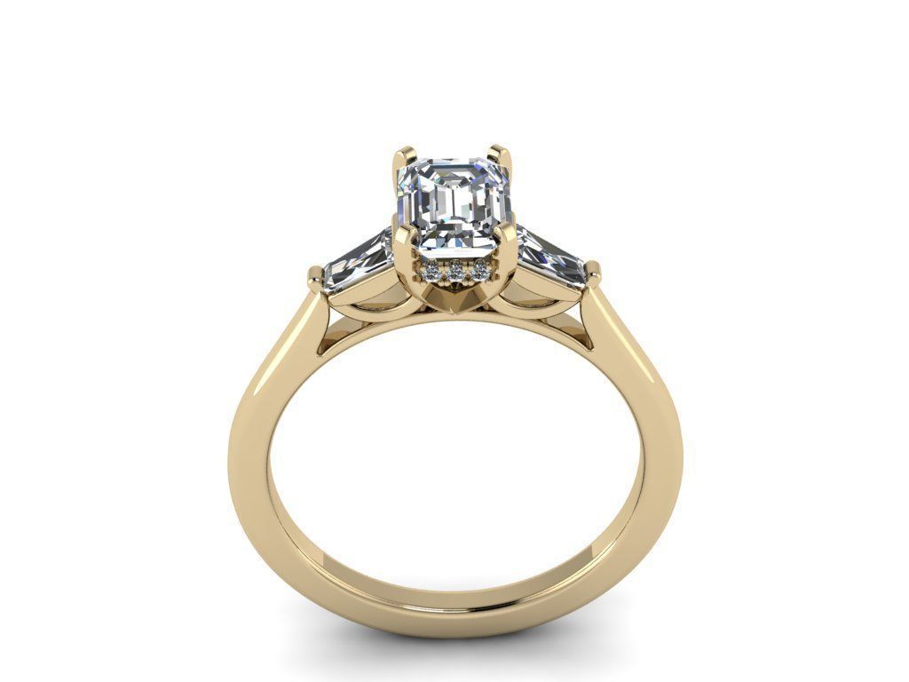 Diamond Jewelry Ring 3D print model_21