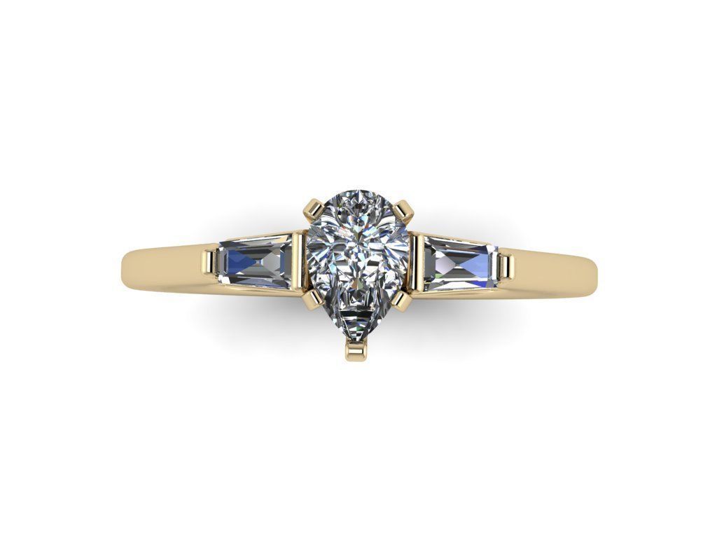 Diamond Jewelry Ring 3D print model_18