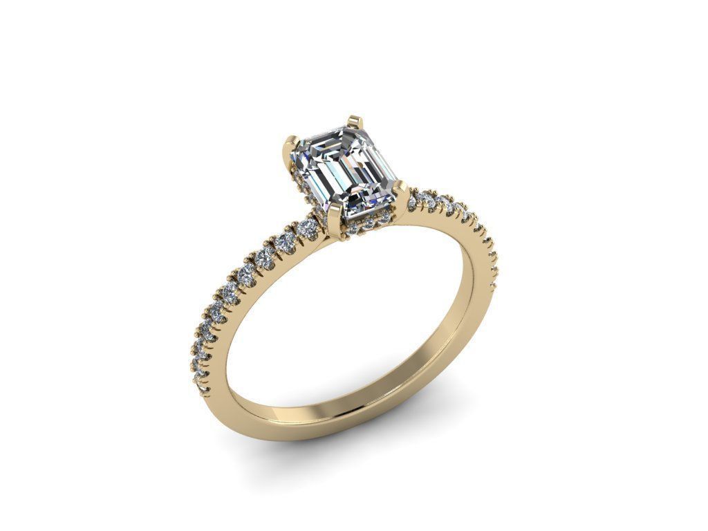 Diamond Jewelry Ring 3D print model_19