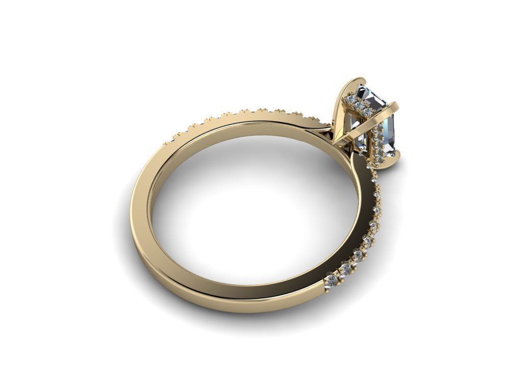 Diamond Jewelry Ring 3D print model_10