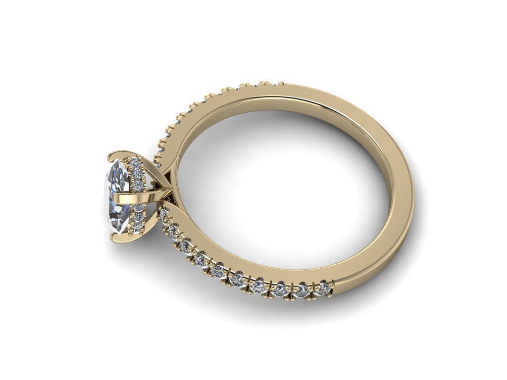 Diamond Jewelry Ring 3D print model_15