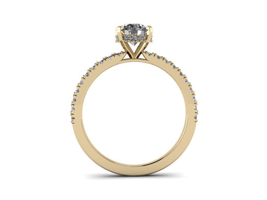 Diamond Jewelry Ring 3D print model_2