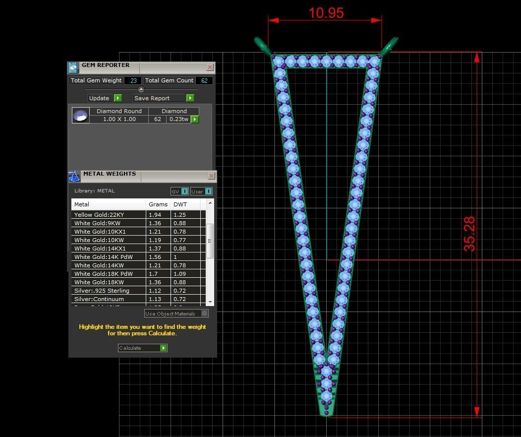 Diamond Jewelry Ring 3D print model_16