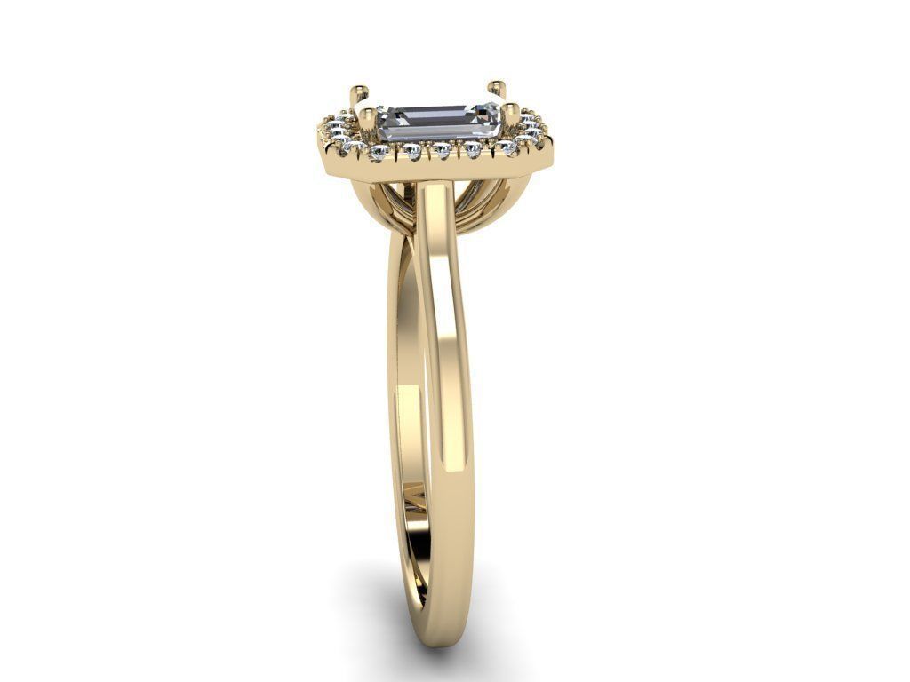 Diamond Jewelry Ring 3D print model_15