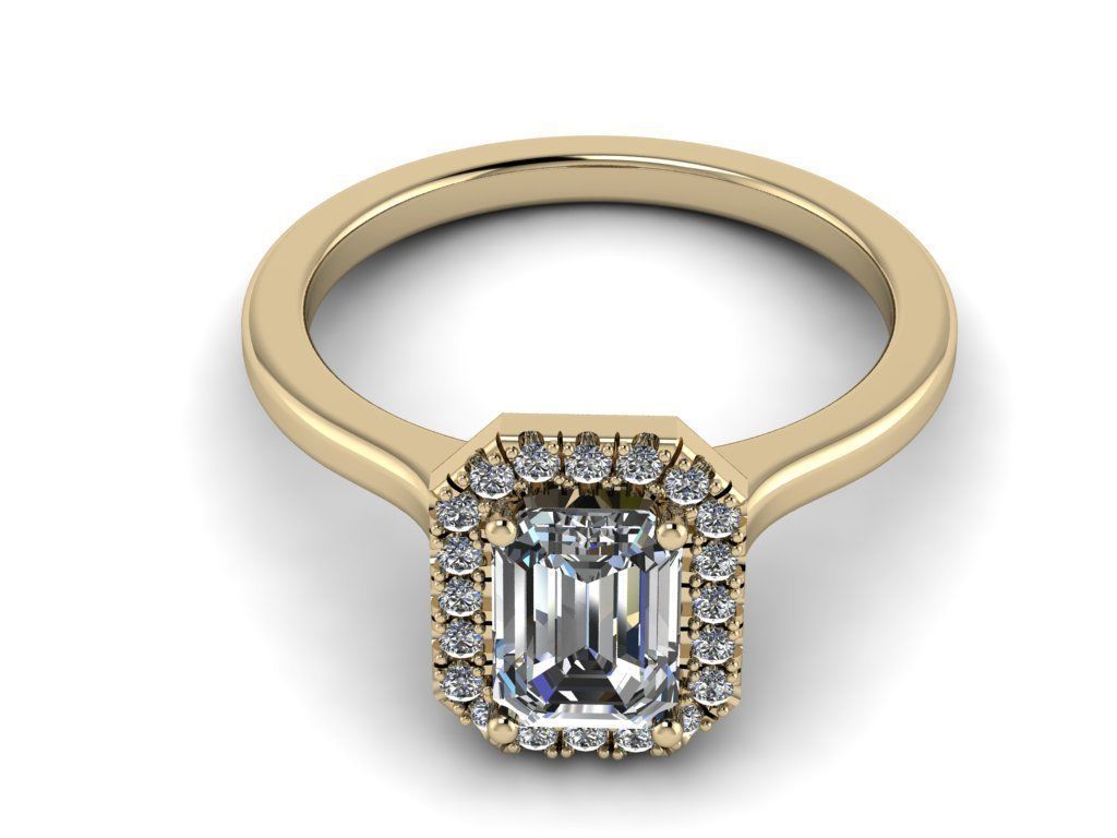 Diamond Jewelry Ring 3D print model_19