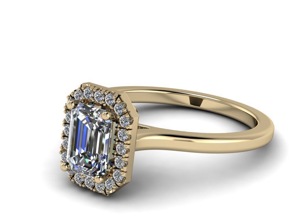 Diamond Jewelry Ring 3D print model_20