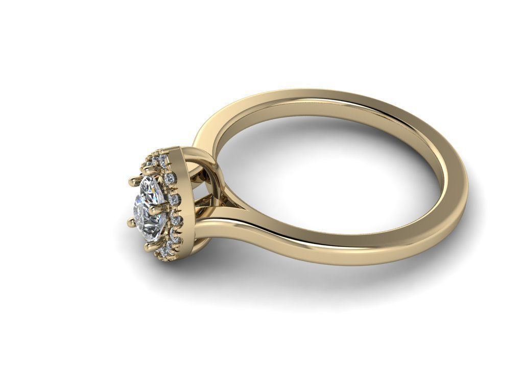 Diamond Jewelry Ring 3D print model_17