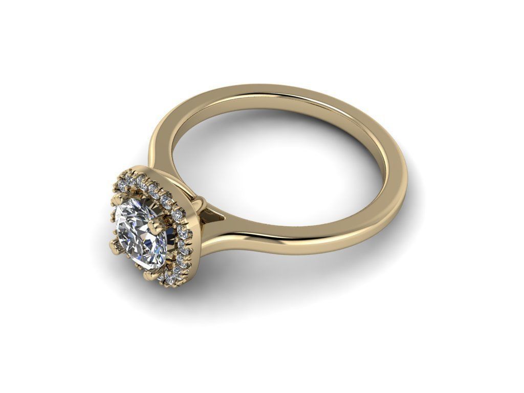 Diamond Jewelry Ring 3D print model_15