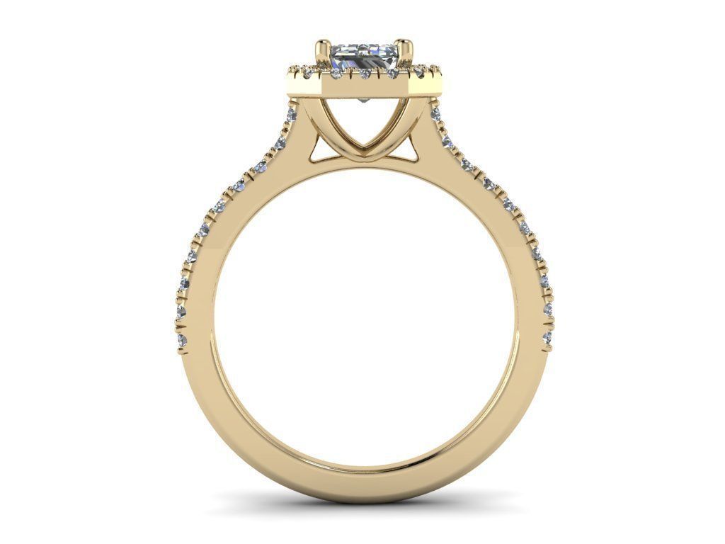 Diamond Jewelry Ring 3D print model_16