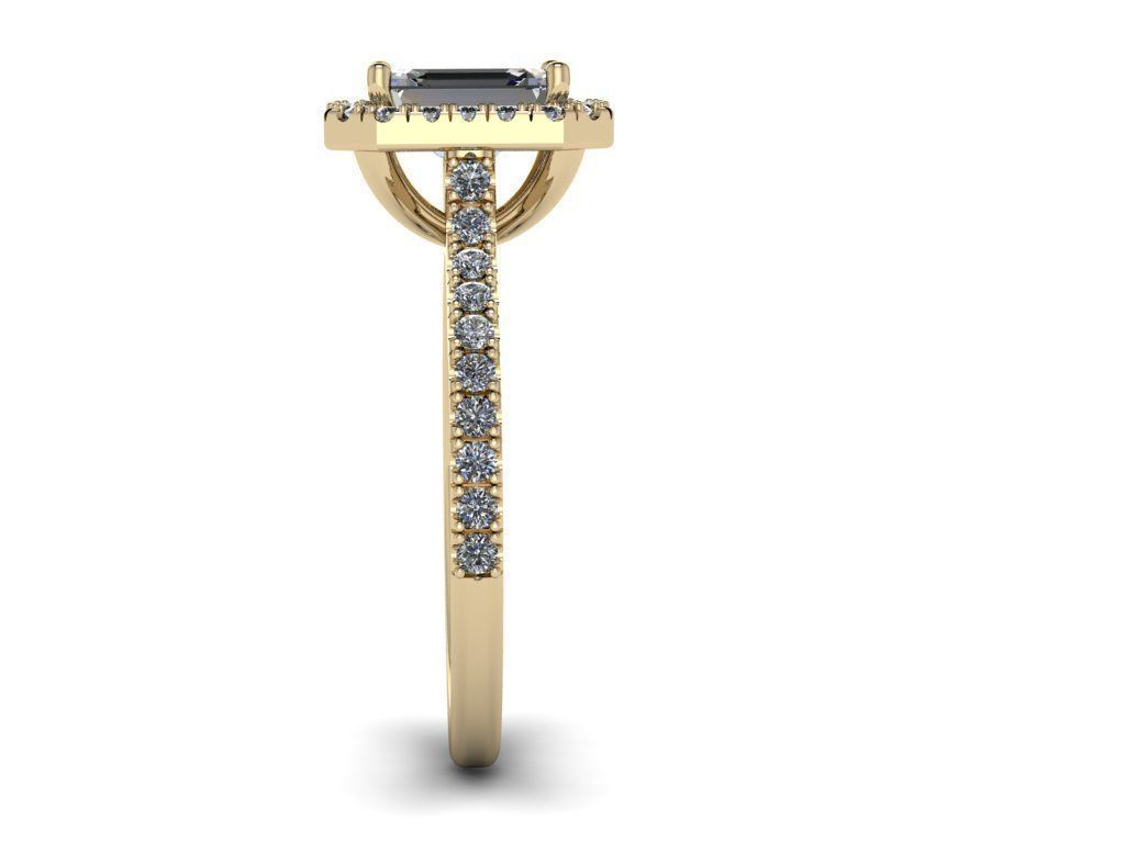 Diamond Jewelry Ring 3D print model_13