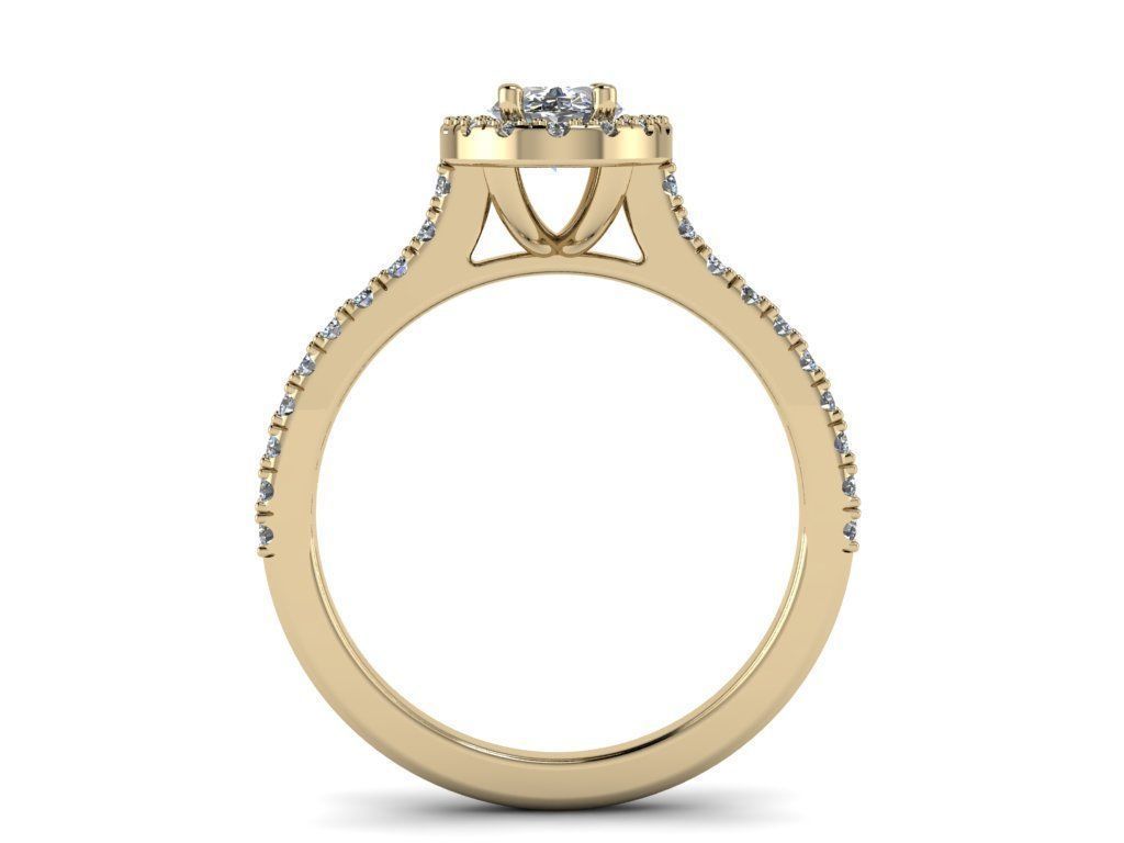 Diamond Jewelry Ring 3D print model_15