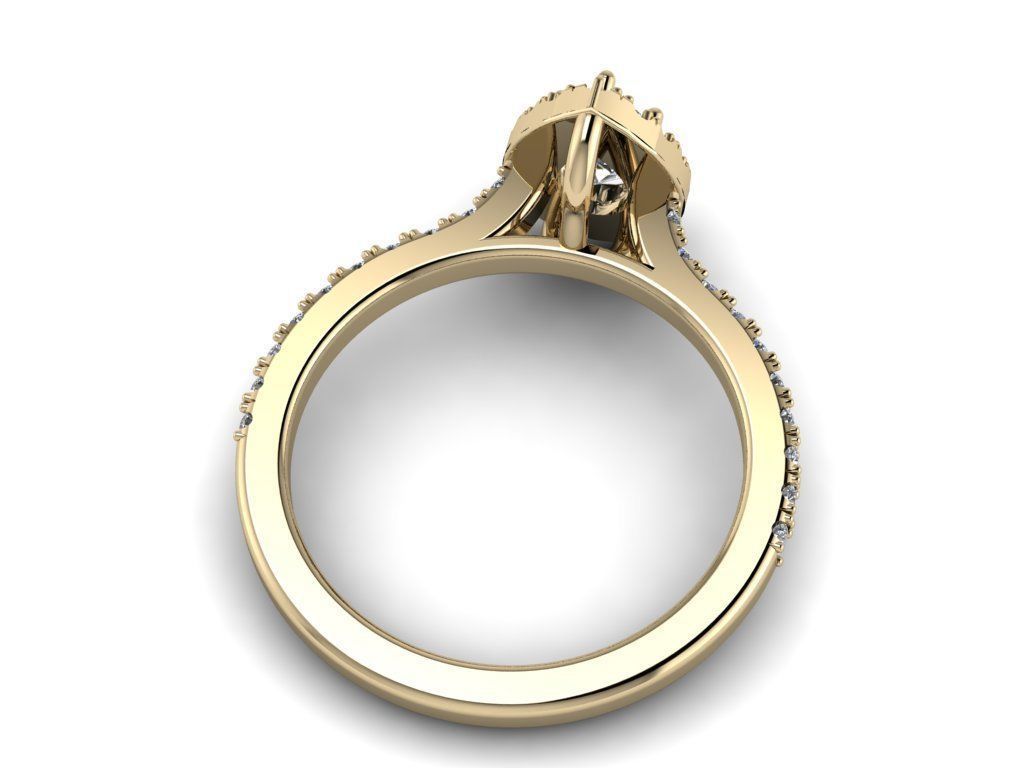 Diamond Jewelry Ring 3D print model_21