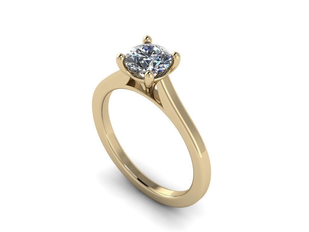 Diamond Jewelry Ring 3D print model_24