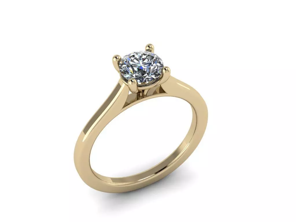 Diamond Jewelry Ring 3D print model_0