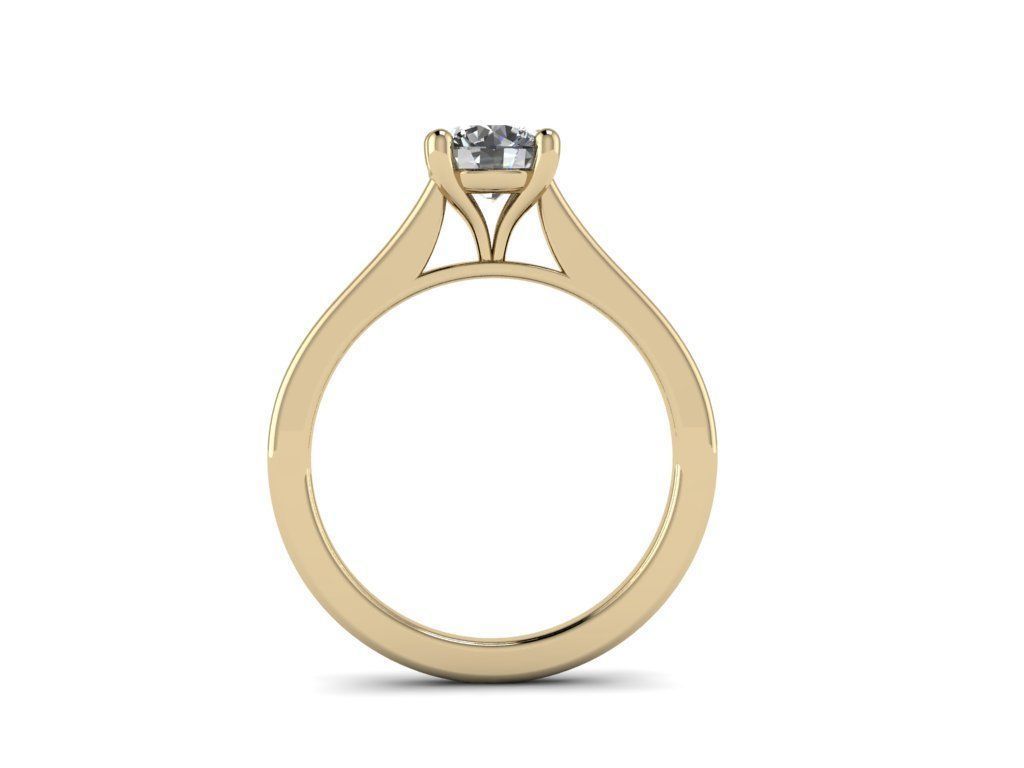 Diamond Jewelry Ring 3D print model_12