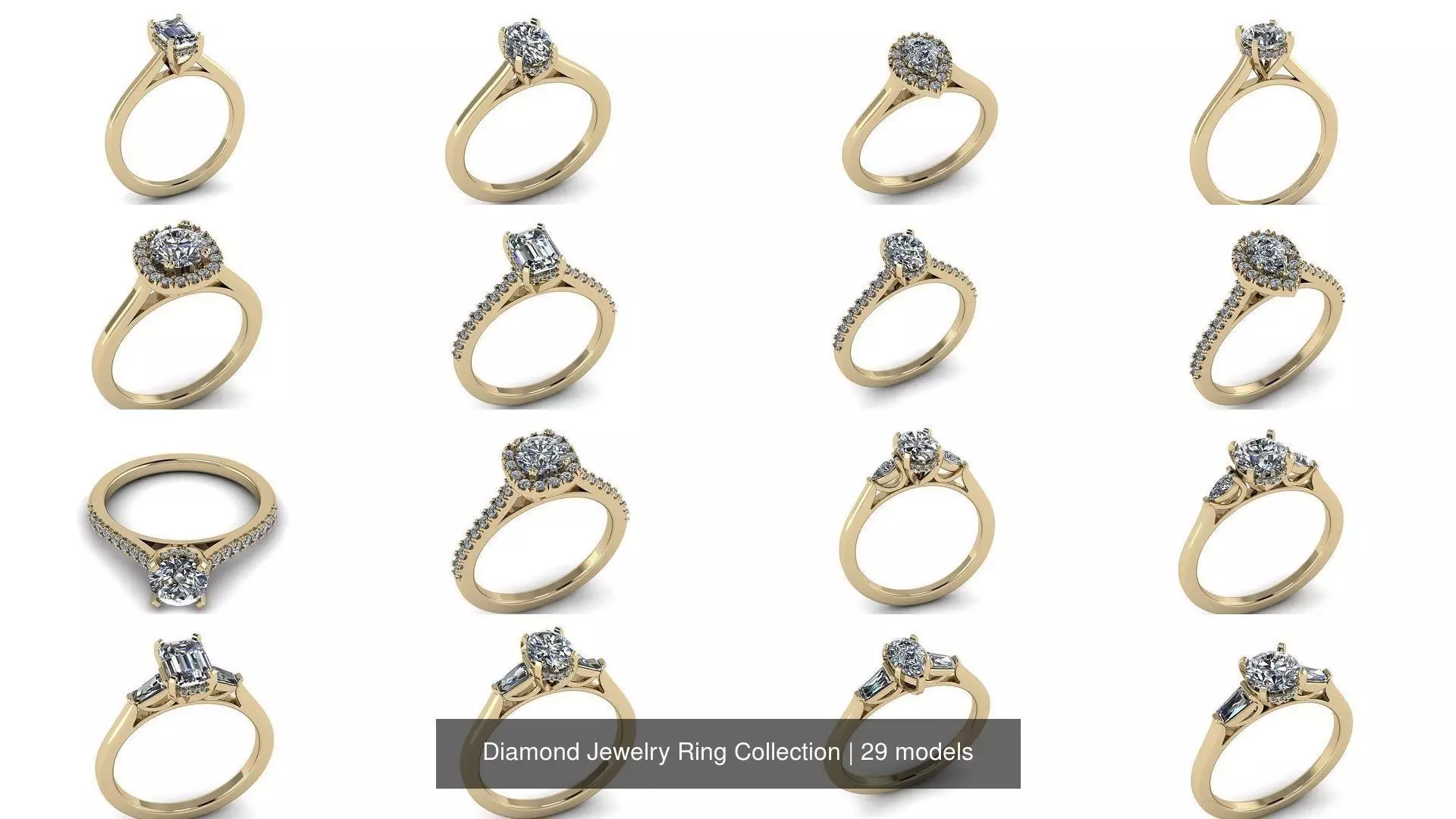 Diamond Jewelry Ring Collection _0