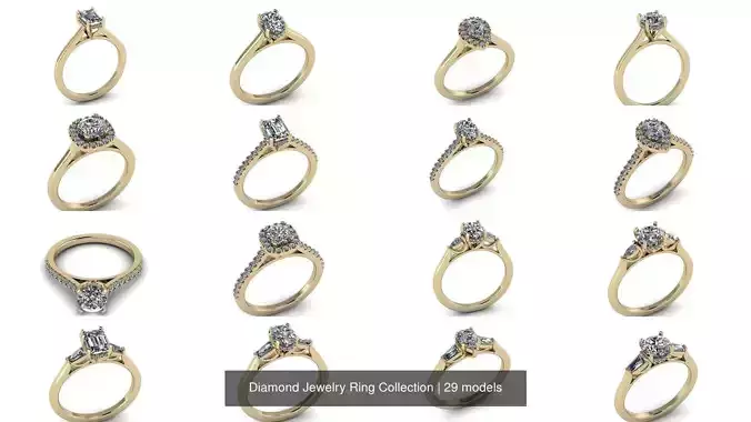 Diamond Jewelry Ring Collection 
