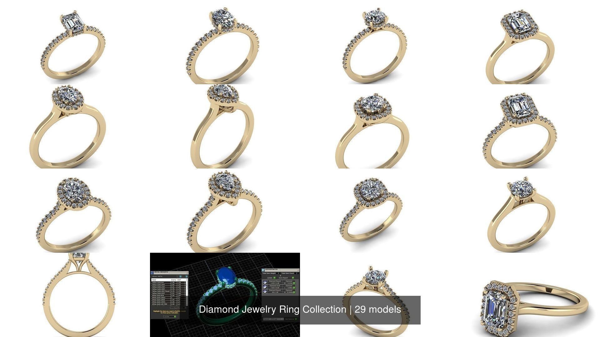 Diamond Jewelry Ring Collection _2