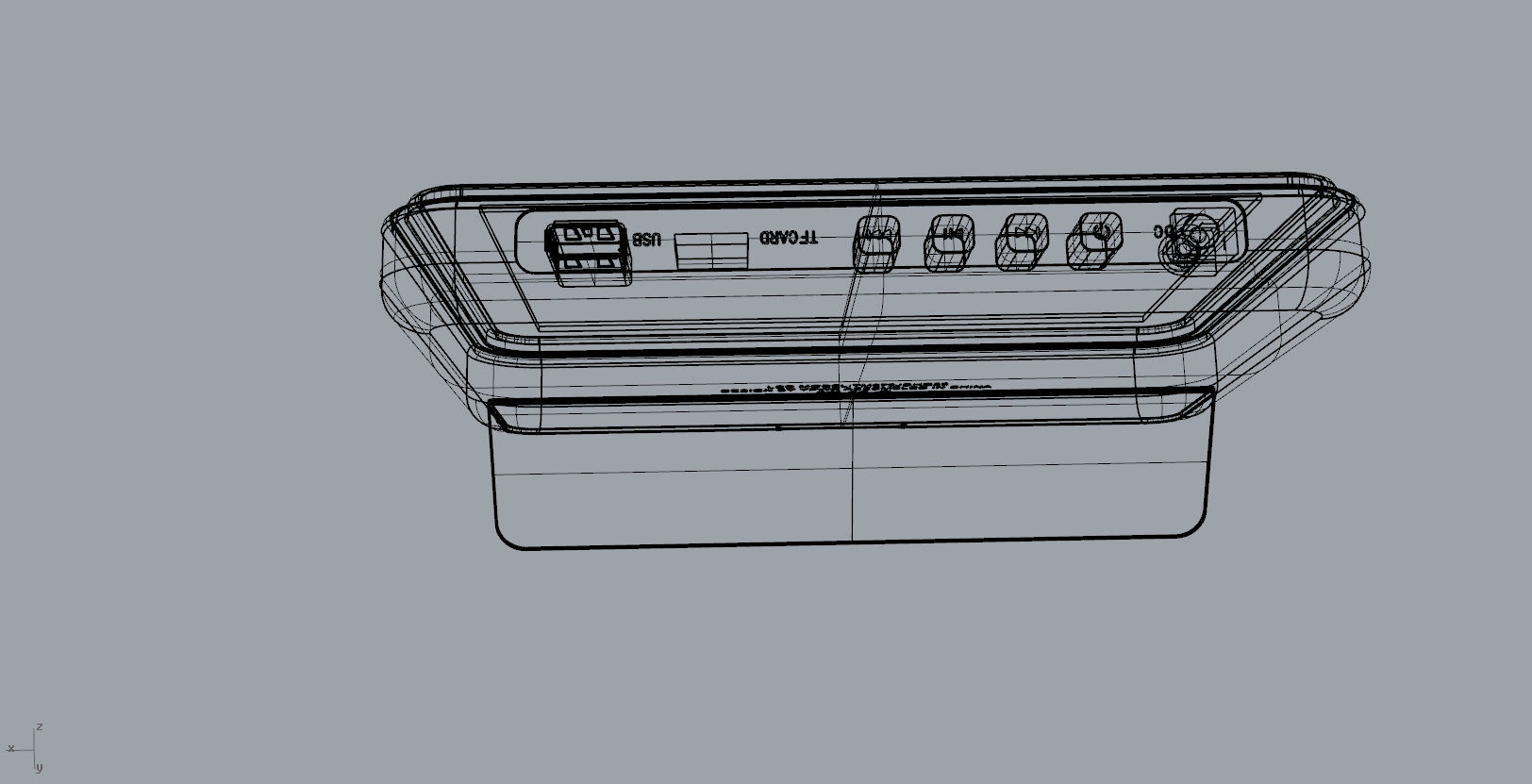 Pad display design silver 3D print model_9