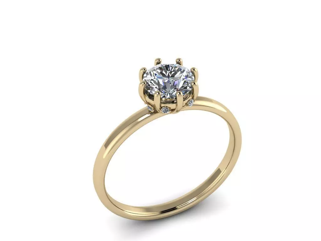 Diamond Jewelry Ring 3D print model