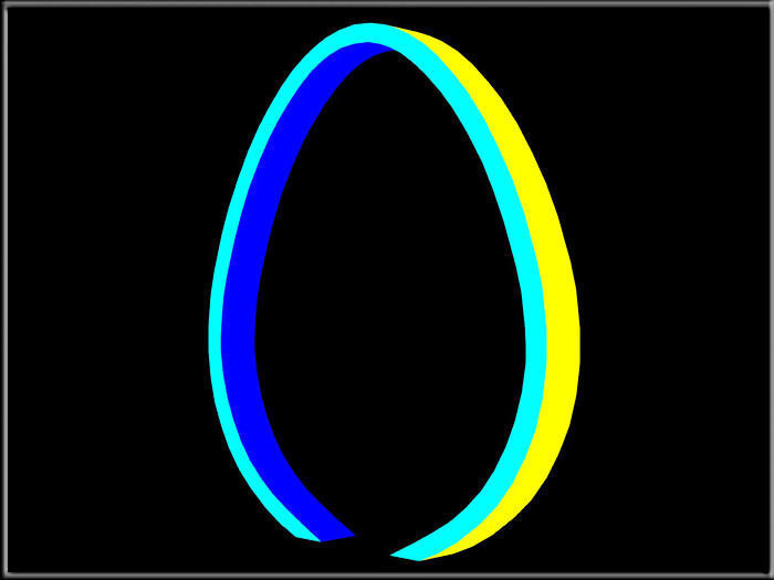 EGG SHAPED ARCH Low-poly 3D model_2