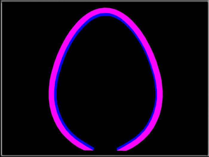 EGG SHAPED ARCH Low-poly 3D model_3