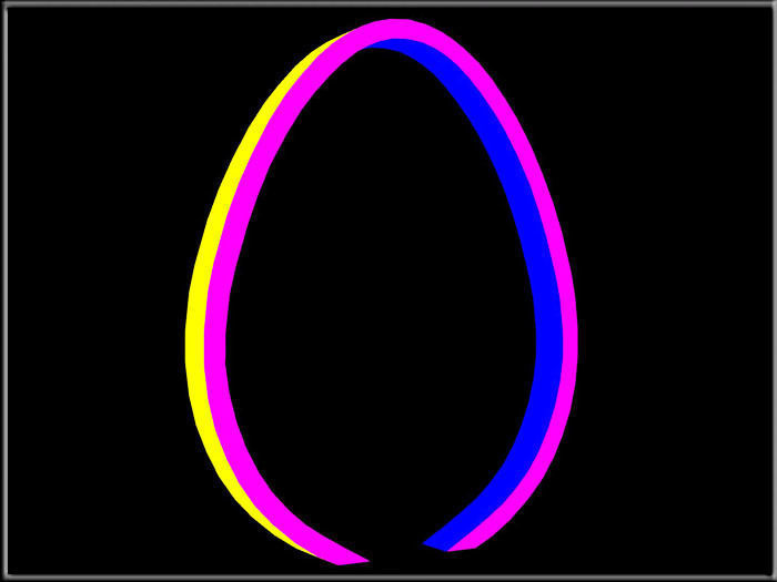 EGG SHAPED ARCH Low-poly 3D model_4